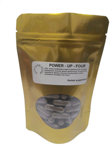 this image is of POWER UP FOUR" it helps to built muscle increase testosterone increase immunity to disease